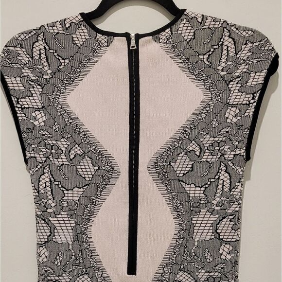 PARKER 'Alexander' Blush Floral Lace Print Dress size Medium - Picture 11 of 16